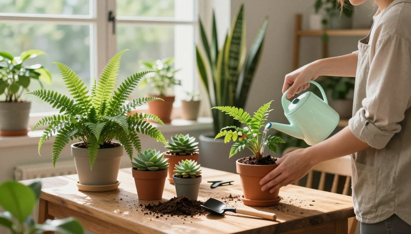 como cuidar de plantas em casa