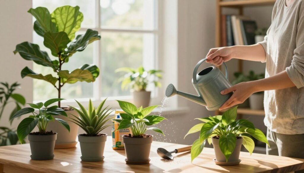 rega correta das plantas