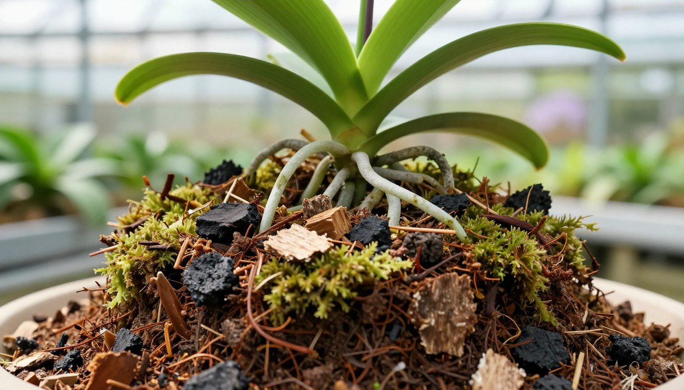 substrato para orquídeas