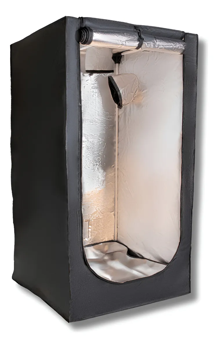 estufa grow indoor compacta para cultivo de orquídeas em apartamento