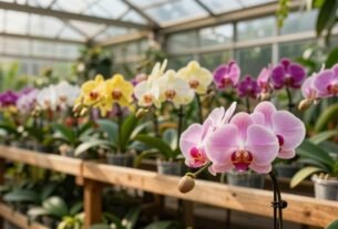 Estufa doméstica para orquídeas