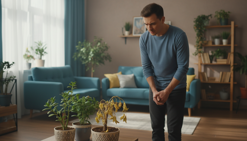 cuidados com planta recém-adquirida