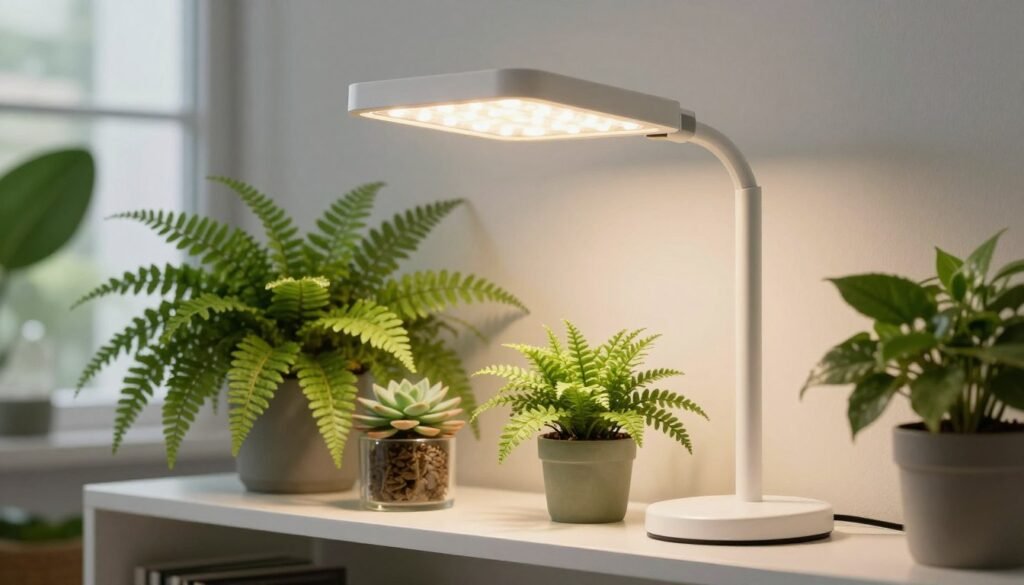 luminária para plantas
