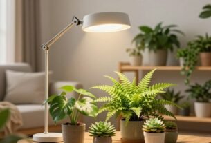luminária para plantas