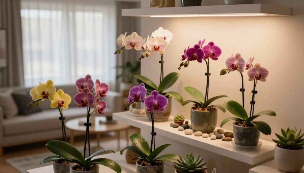Luzes de Led para Orquídeas