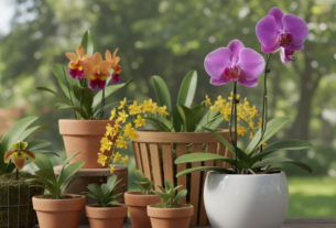 vasos para orquídeas