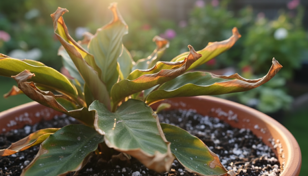 excesso de adubo queima folhas