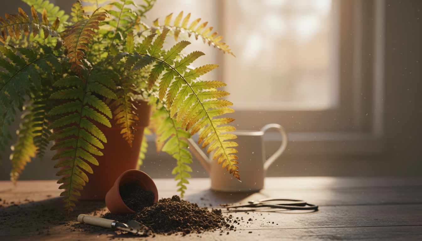 comprei uma planta e ela está morrendo