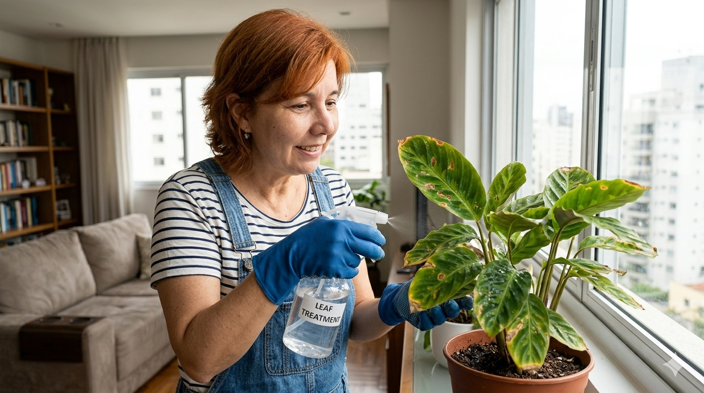 Plantas com Manchas nas folhas
