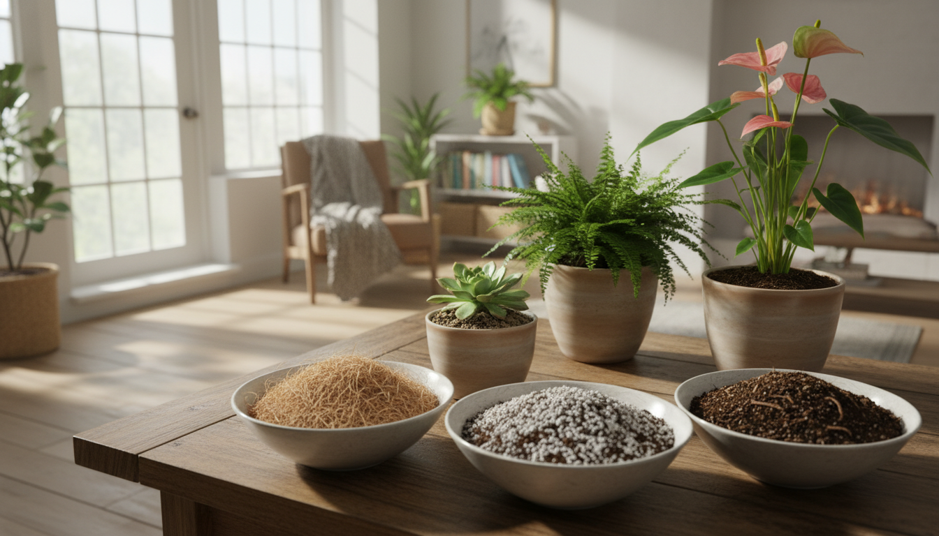 melhor substrato para plantas em apartamento