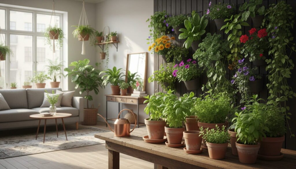 horta em apartamento pequeno