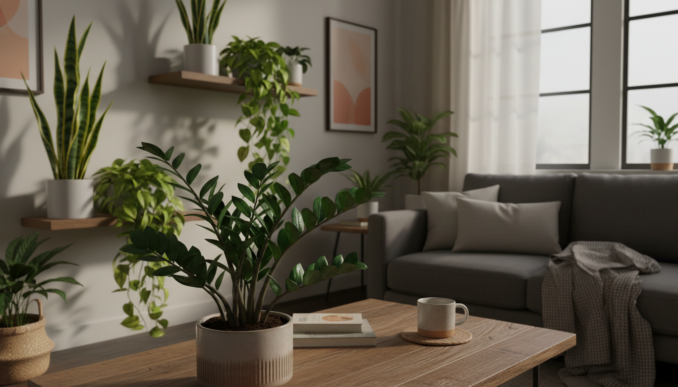 plantas que sobrevivem com pouca luz