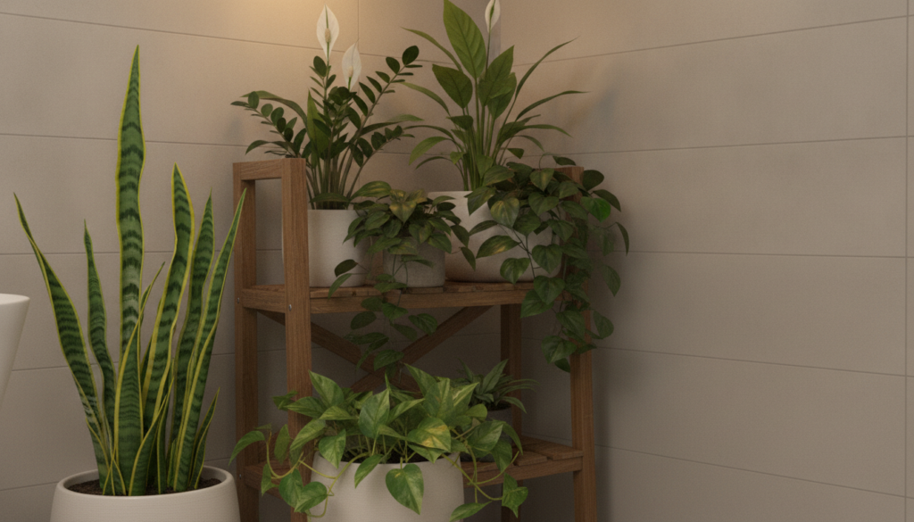 plantas para banheiro sem janela