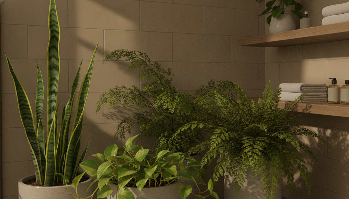 plantas para banheiro sem janela