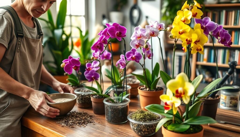 Adubação de orquídeas em vasos